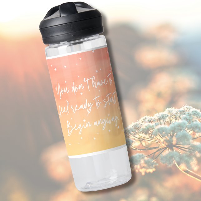 Bouteille D'eau Inspirational Quote Mystic Sun Name Water Bottle (Inspirational Quote Mystic Sun Name Water Bottle
)