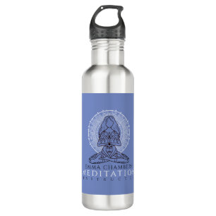Bouteille D'eau Instructeur de méditation sur mesure Lotus Mandala