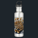 Bouteille D'eau Instruments de musique de nom personnalisé<br><div class="desc">Voir mon magasin pour plus d'articles musicaux.</div>