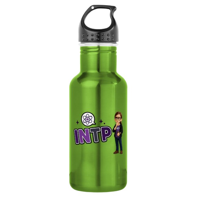 Bouteille D'eau INTP — A Mente Investigadora (Devant)