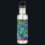 Bouteille D'eau Iris par Vincent van Gogh<br><div class="desc">Van Gogh s'est volontairement vérifié dans un asile en France en 1889 et là a peint des iris, prenant l'inspiration des jardins tout autour de lui. Il est mort en 1890, mais pas avant de créer presque 130 peintures pendant le sien séjour là. Le frère Theo, iris soumis de Van...</div>