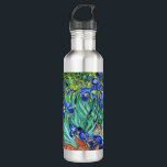 Bouteille D'eau Iris par Vincent van Gogh<br><div class="desc">Van Gogh s'est volontairement vérifié dans un asile en France en 1889 et là a peint des iris, prenant l'inspiration des jardins tout autour de lui. Il est mort en 1890, mais pas avant de créer presque 130 peintures pendant le sien séjour là. Le frère Theo, iris soumis de Van...</div>