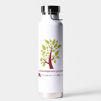 Bouteille d'eau isolée avec logo CDLS
