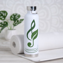 Bouteille d'eau isolée Logo Heather Niemi Savage