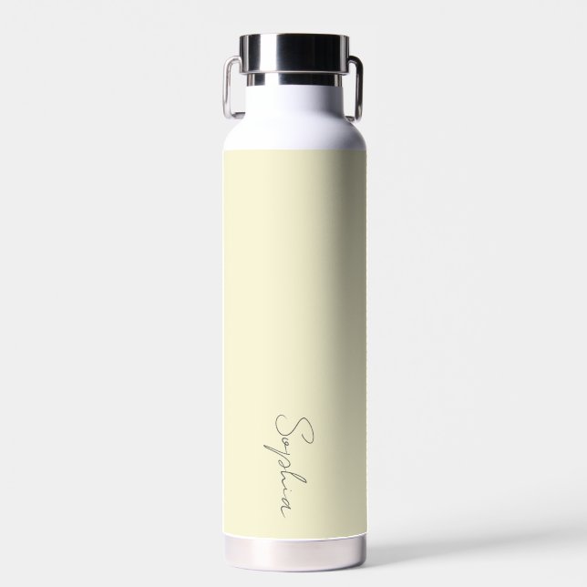 Bouteille d'eau isolée personnalisée - Parfait pou (Avant)