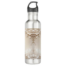 Ivory Flowers Water Bottle
