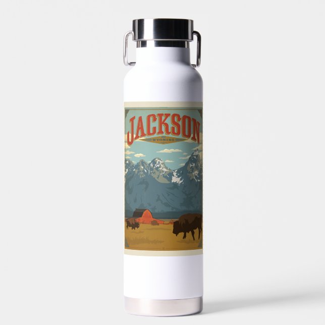 Bouteille D'eau Jackson | Wyoming (Avant)