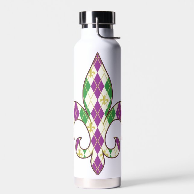 Bouteille D'eau Jacquard Mardi Gras (Gauche)