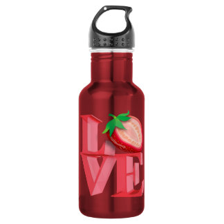 BOUTEILLE D'EAU J'ADORE STRAWBERRY