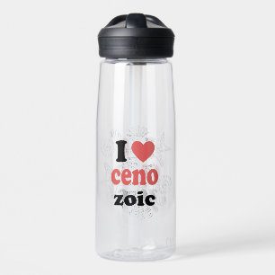 Bouteille D'eau J'aime Cénozoïque drôle de citation pour les scien