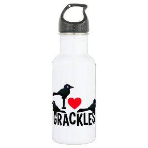 Bouteille D'eau J'aime Grackles
