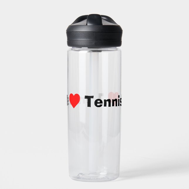 Bouteille D'eau J'aime le tennis (Extérieur)