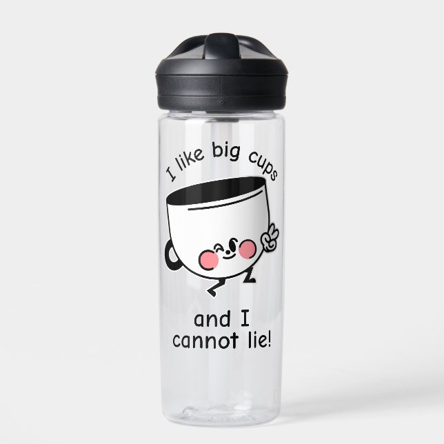Bouteille D'eau J'Aime Les Grosses Tasses - Drôle CamelBak Bouteil (Extérieur)