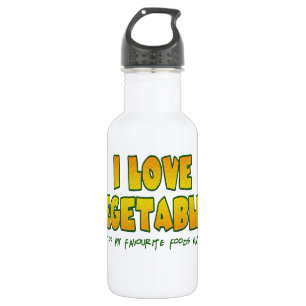 Bouteille D'eau J'aime les légumes