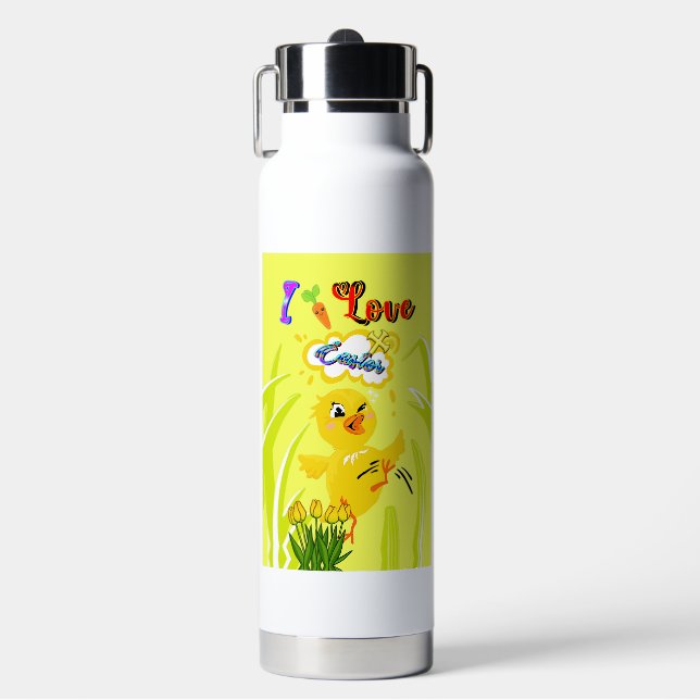 Bouteille D'eau J'aime Pâques (Salle de sport)