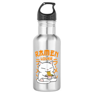 Bouteille D'eau Japonais Ramen Chat Ramen Lover