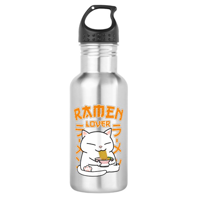 Bouteille D'eau Japonais Ramen Chat Ramen Lover (Devant)