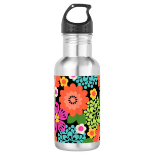 Bouteille D'eau Jardin Allana Hawaïen Floral Graphique - Brillants