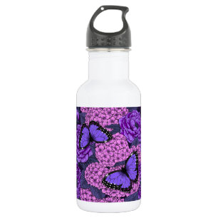 Bouteille D'eau Jardin morpho bleu 2