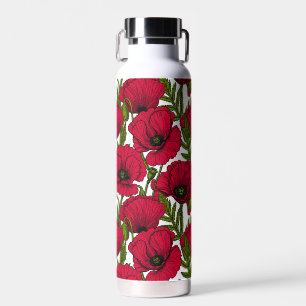 Bouteille D'eau Jardin Red Poppy 2