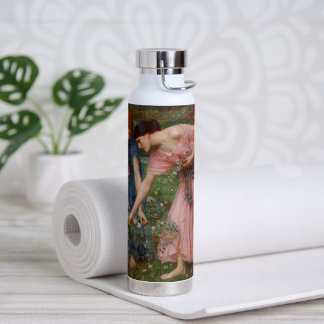 Bouteille D'eau Jardin Romantique Vintage Femmes Préraphaélite