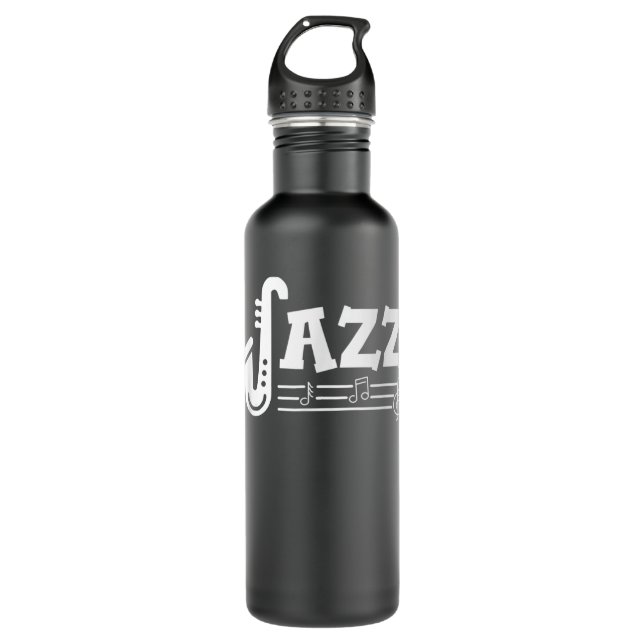 Bouteille D'eau Jazz Music - Cute Saxophone Player Outfit Jazz Mus (Devant)