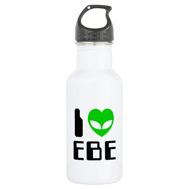 Bouteille D'eau Je Alien Heart EBE (Devant)