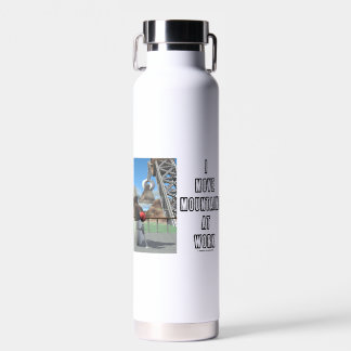 Bouteille D'eau Je Déplace Les Montagnes Au Travail Développeur Lo