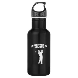 Bouteille D'eau Je jouerais au golf plutôt