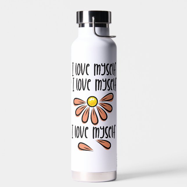 Bouteille D'eau Je m'aime (Gauche)