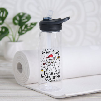 Bouteille D'eau Je ne suis pas ivre Je suis plein d'esprit de vaca