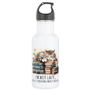 Bouteille D'eau Je ne suis pas un chat mignon