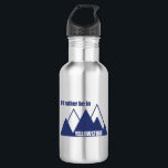 Bouteille D'eau Je préférerais être à Yellowstone Mountain<br><div class="desc">Le parc national de Yellowstone dans le Wyoming et le Montana et l'Idaho abrite des canyons spectaculaires, des rivières alpines, des forêts luxuriantes, des sources chaudes et des geysers exubérants, dont son plus célèbre, Old Faithful. Elle abrite également des centaines d'espèces animales, dont des ours, des loups, des bisons, des...</div>