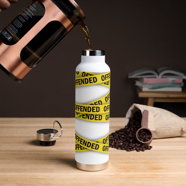 Bouteille D'eau Je suis offensé que la police ne croise pas (Gym)