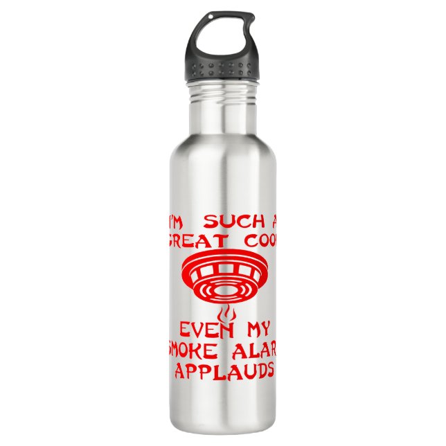Bouteille D'eau Je suis tellement bon cuisinier même mes applaudis (Devant)