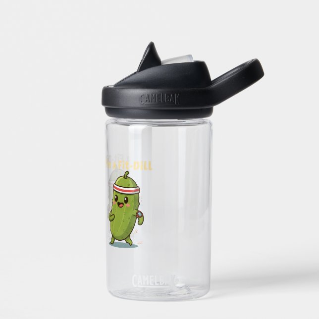 Bouteille D'eau Je suis un Fit-Dill ! Drôle de conception de pickl (Gauche)