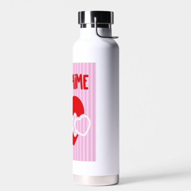 Bouteille D'eau Je t’aime. (Gauche)