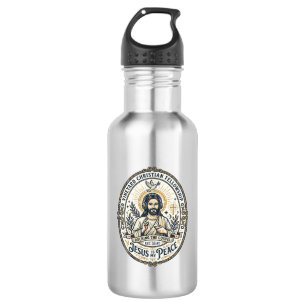 Bouteille D'eau Jesus Lo Fi Rythmes D'étude Tee Graphique Esthétiq