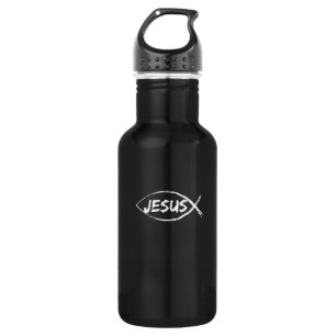 Bouteille D'eau Jésus Poisson Design pour les croyants chrétiens