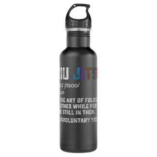Bouteille D'eau Jiu jitsu Drôle définition BJJ ou grappin MIXED MA