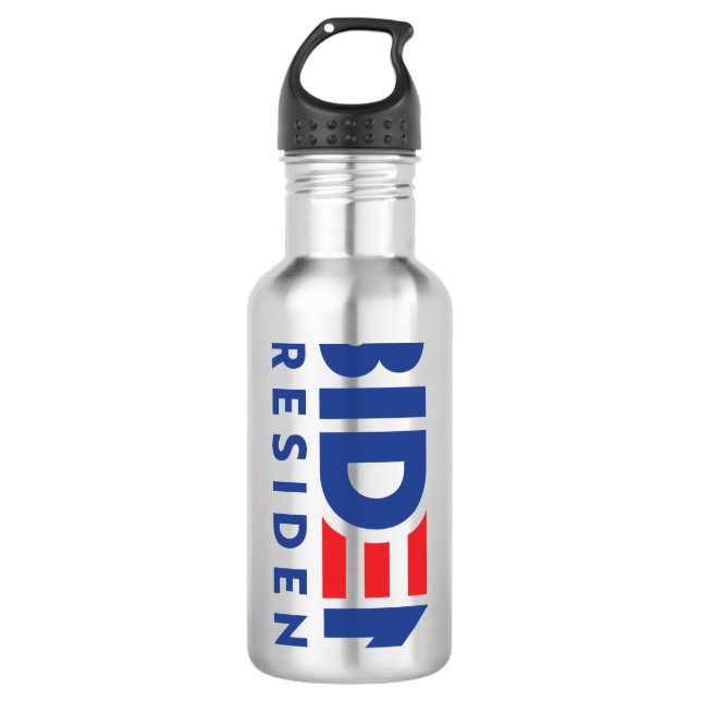Bouteille D'eau Joe Biden 2020 Biden pour le président (Devant)