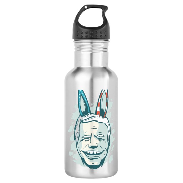 Bouteille D'eau joe biden âne démocratique (Devant)