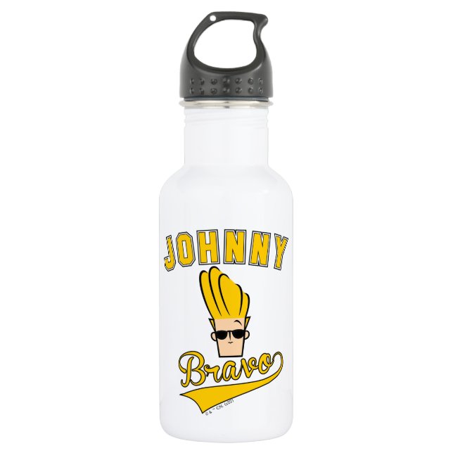 Bouteille D'eau Johnny Bravo (Devant)