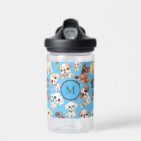 Joli Chien Chien bleu Monogramme
