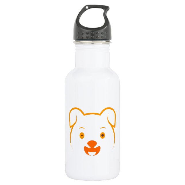Bouteille D'eau Joli chiot (Devant)