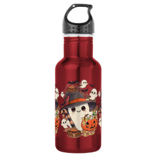 Bouteille D'eau Joli fantôme d'Halloween de style Kawaii