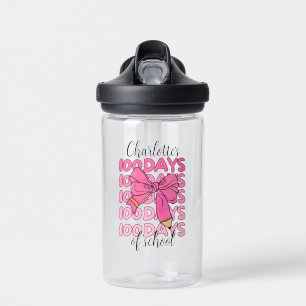 Bouteille D'eau Joli nœud en crayons pour les filles roses pour le