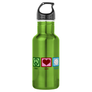 Bouteille D'eau Joli Paix Amour Volley-Ball