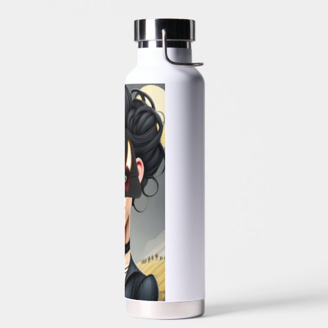 Bouteille D'eau Jolie fille horrible  (Gauche)