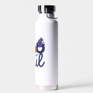 Bouteille D'eau Jolie lanterne de citrouille de licorne drôle d'Ha